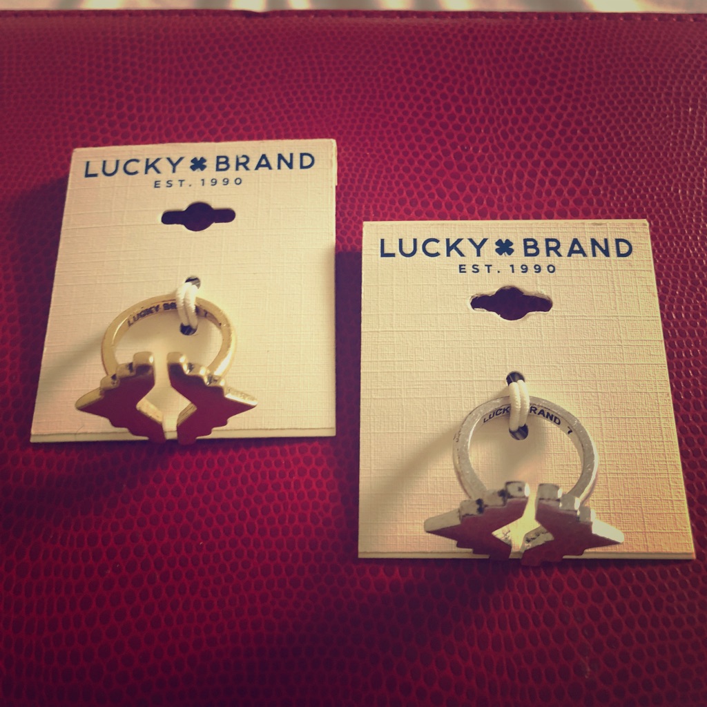 2 Lucky Brand Rings Size 7 Brand New